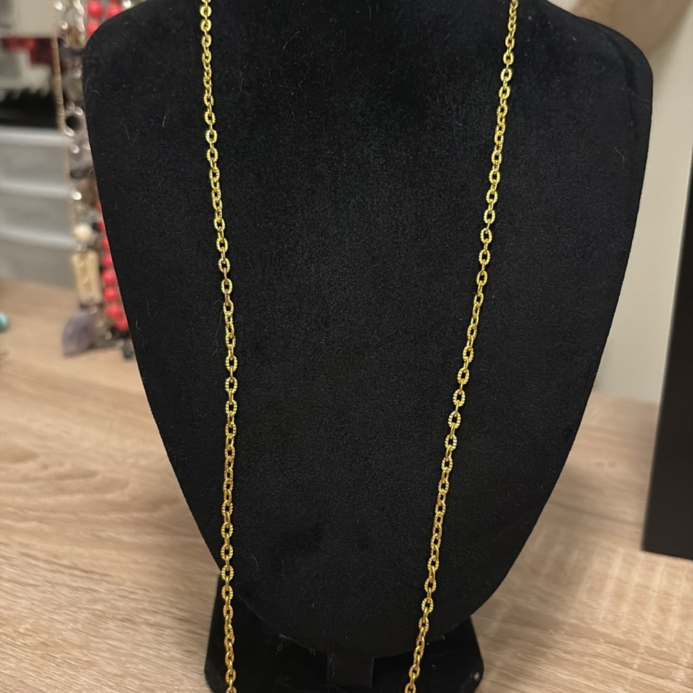 Gold tone Chain link Necklace